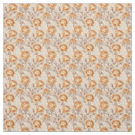 Golden Flowers Stof