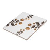 Golden Flowers Tegeltje (Zijkant)