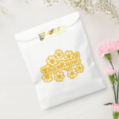 Golden Flowers Thank you! Bedankzakje (Gezegeld)