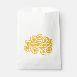 Golden Flowers Thank you! Bedankzakje