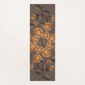 Golden Flowers Yogamat (Achterkant)