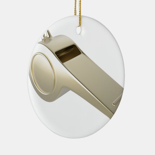 Golden fluitje keramisch ornament (Rechts)