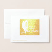 Golden Foiled Ham Radio Birthday Kaart (Met envelop)