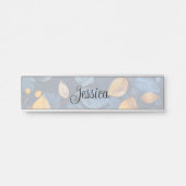 Golden Foliage Dreams Herfst Natuur Beauty Deurbordje (Voorkant)