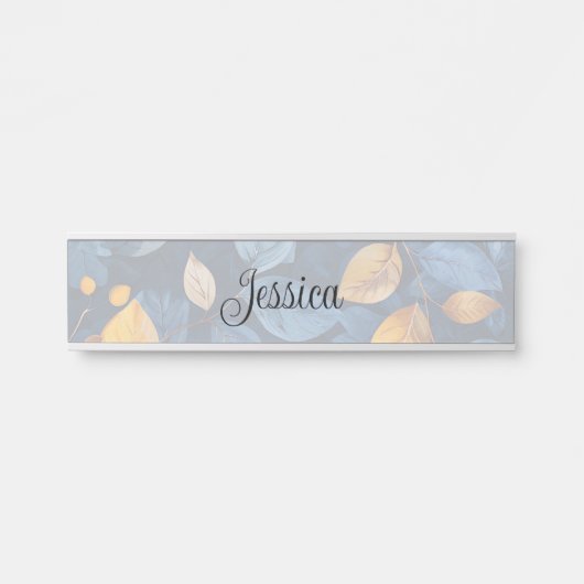 Golden Foliage Dreams Herfst Natuur Beauty Deurbordje (Voorkant)