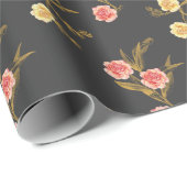 Golden Foliage en bloemen Cadeaupapier (Rol Hoek)