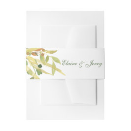 Golden Foliage Wedding Uitnodigingen Wikkel