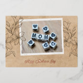 Golden Folie Happy Moederdag Feestdagenkaart (Voorkant)