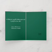 Golden Folie kerstbomen Eenvoudig Elegant Folie Wenskaart (Binnenlaag)