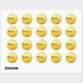 Golden Folie Pareltjes Sparkle Party Favor Sticker (Vel)