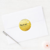 Golden Folie Pareltjes Sparkle Party Favor Sticker (Envelop)