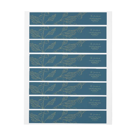 Golden Folie Winter Berries (Vel)