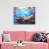 Golden Forest Canvas Afdruk (Insitu (Woonkamer))