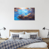 Golden Forest Canvas Afdruk (Insitu (Slaapkamer))