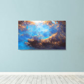 Golden Forest Canvas Afdruk (Insitu (Houten vloer))