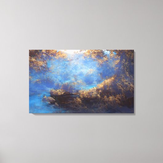 Golden Forest Canvas Afdruk (Voorkant)