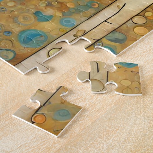 Golden Forest Deer Puzzel (Zijkant)