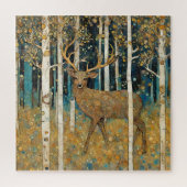 Golden Forest Deer Puzzel (Verticaal)