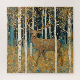 Golden Forest Deer Puzzel