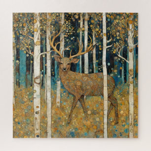 Golden Forest Deer Puzzel
