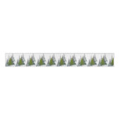 Golden Forest Glow Christmas Ribbon Grosgrain Lint (Voorkant)