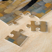 Golden Forest Moose Puzzel (Zijkant)