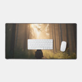 Golden Forest Rider Desk Mat (Keyboard & Muis)