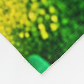 Golden Forest Stream Peaceful Art Fleece Deken (Hoek)