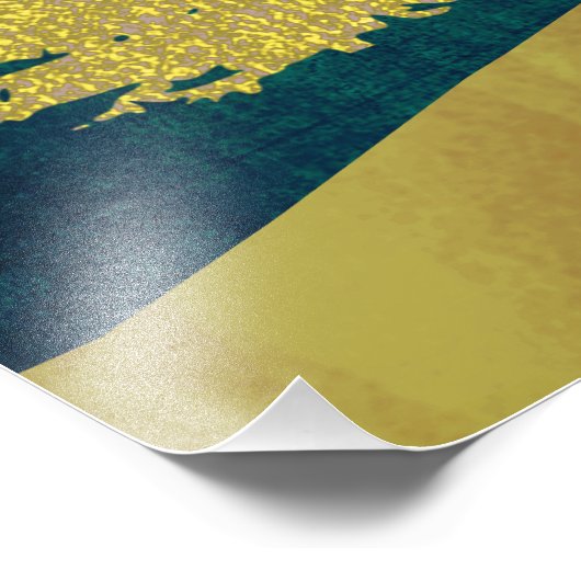 Golden Foto Afdruk (Hoek)