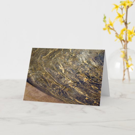 Golden Fountain Water 2 Kaart (Gele Bloem)