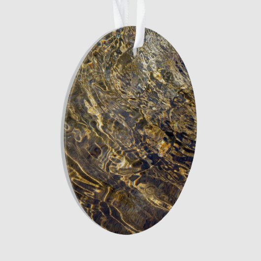 Golden Fountain Water 2 Ornament (voorkant)