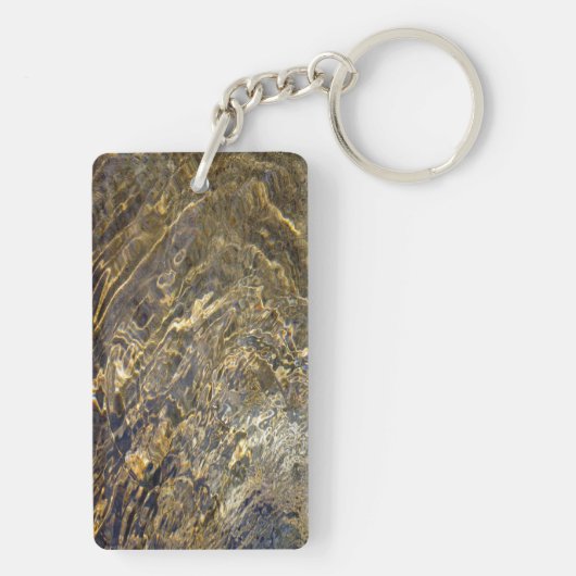 Golden Fountain Water 2 Sleutelhanger (achterkant)