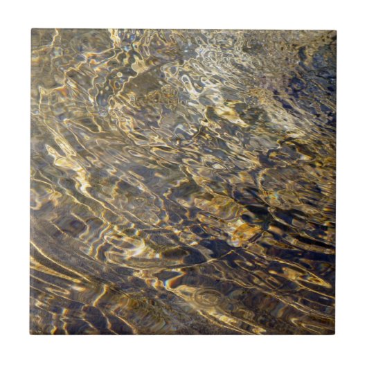 Golden Fountain Water 2 Tegeltje (Voorkant)