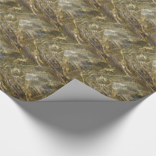 Golden Fountain Water Cadeaupapier (Hoek)