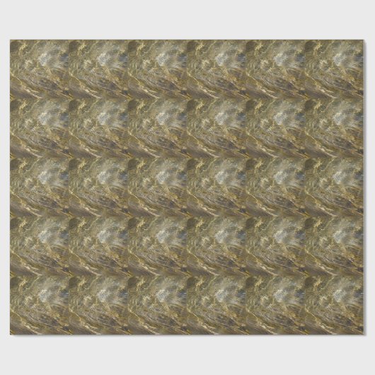 Golden Fountain Water Cadeaupapier (Vlak)