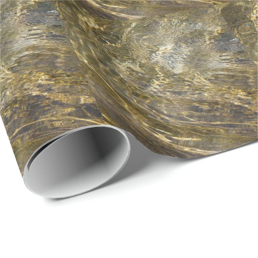 Golden Fountain Water Cadeaupapier (Rol Hoek)