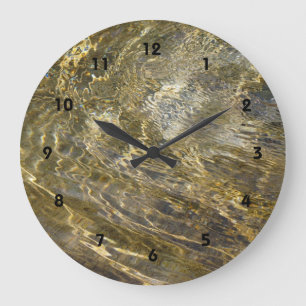 Golden Fountain Water Grote Klok