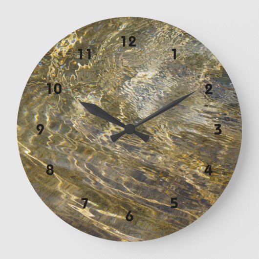 Golden Fountain Water Grote Klok (Voorkant)