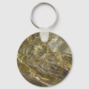 Golden Fountain Water Sleutelhanger