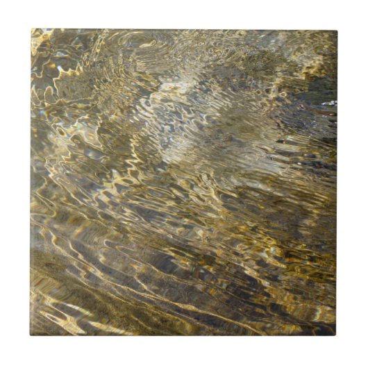 Golden Fountain Water Tegeltje (Voorkant)