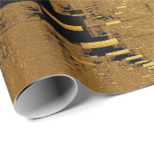 Golden Fractal Crosses Cadeaupapier (Rol Hoek)