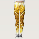Golden fractal leggings (Voorkant)