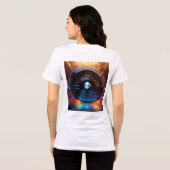 “Golden Frame – De Motor van de Cinema” Tri-Blend Shirt (Achterkant volledig)