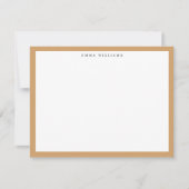 Golden Frame Note Card Kaart (Voorkant)