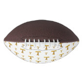 Golden Franciscan Tau Cross American Football (Voorkant)