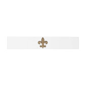 Golden French Fleur De Lis Uitnodigingen Wikkel (Vlak)