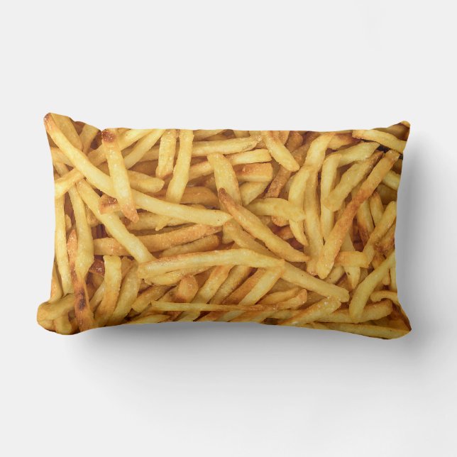 Golden French Fries Kussen (Voorkant)