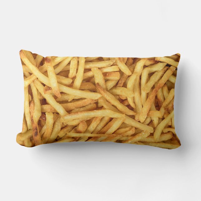 Golden French Fries Kussen (Voorkant)
