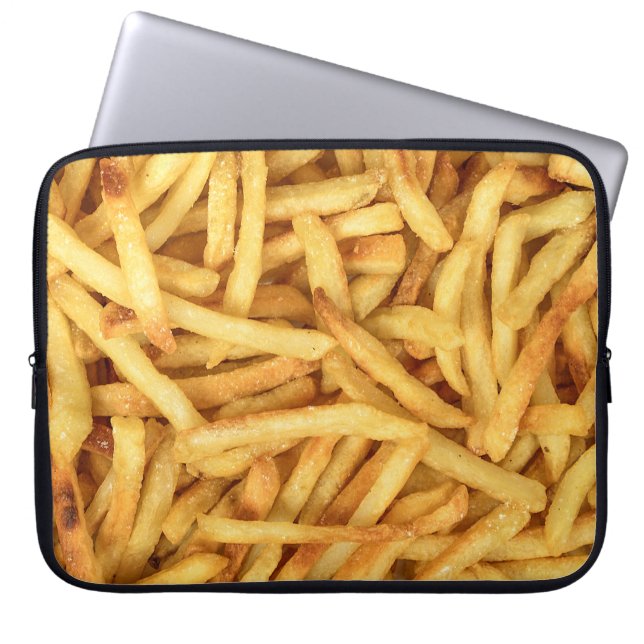 Golden French Fries Laptop Sleeve (Voorkant)