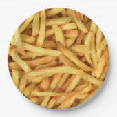 Golden French Fries Papieren Bordje (Voorkant)